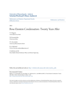 Bose-Einstein Condensation: Twenty Years After