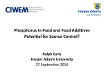 3.4 Phosphorus in Food and Food Additives, Ralph Early