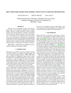 Real-time noise-aware tone mapping and its use in luminance