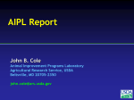 AIPL Update - John B. Cole`s Website