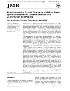 Atomic-resolution Crystal Structures of B