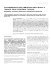 Decreased Expression of the p16/MTS1 Gene without