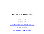Sequence Assembly