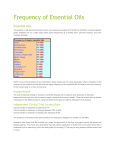 Frequency of Essential Oils