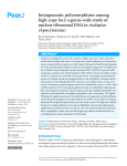 a genus-wide study of nuclear ribosomal DNA in Asclepias