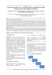 quantification of e. coli.bacteria in drinking water by the