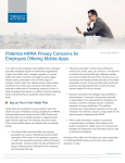 Potential HIPAA Privacy Concerns for Employers Offering Mobile Apps
