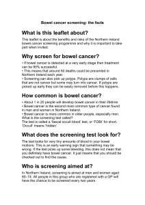 Bowel cancer screening:the facts