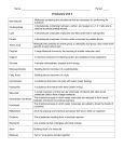 Name: Period: _____ Vocabulary Unit 2 Biomolecule Molecules