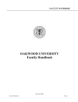 Faculty (Full-time) Handbook