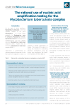 The rational use of nucleic acid amplification testing for the