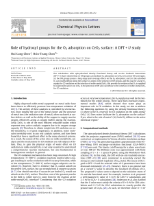 Role of hydroxyl groups for the O2 adsorption on CeO2 surface: A