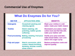 An Application of immobilized enzymes Biosensors