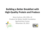 Building a Better Breakfast with High