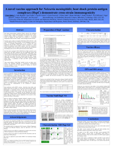 Poster: MenBioVax generates cross strain immunogenicity