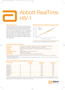 Abbott RealTime HIV-1
