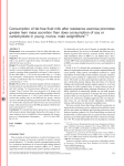 Consumption of fat-free fluid milk after resistance