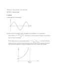AP Physics B – Waves and Optics – FR 1 Answer Key SECTION A