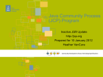 Inactive JSR Update - Java Community Process