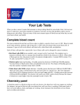 Your Lab Tests - American Cancer Society