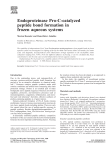 Endoproteinase pro-C-catalyzed peptide bond