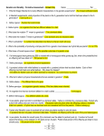 Genetics and Heredity - Formative Assessment – Answer Key Name