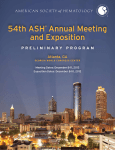 54th ASH® Annual Meeting and Exposition
