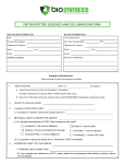 Protein Sequencing Submission Form