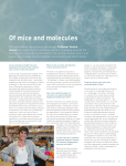 Of mice and molecules - Neuroscience Syracuse University