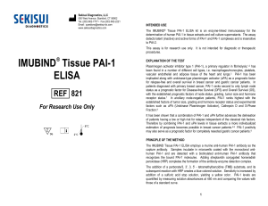 imubind pai-1 Elisa kit