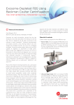 Exosome-Depleted FBS Using Beckman Coulter Centrifugation: