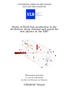 Study of Drell-Yan production in the di-electron channel and