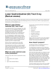 Lower Gastrointestinal (GI) Tract X-ray (Barium