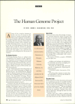The Human Genome Project - Catholic Health Association