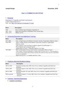 01/09/2002 - Agricultural Research Organization