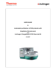 USER GUIDE for Automated purification of PCR products with