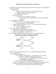 Red Blood Cell Metabolism: Objectives