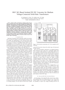 10kV SiC-based Isolated DC-DC Converter for Medium Voltage