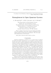 Entanglement in Open Quantum Systems