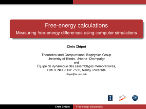 Free-energy calculations - Theoretical and Computational