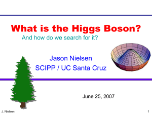 What is the Higgs Boson?