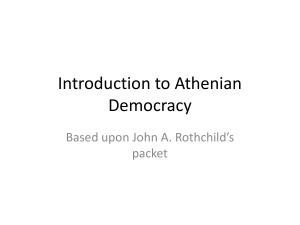 Introduction to Athenian Democracy