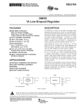DMOS 1A Low-Dropout Regulator (Rev. G)