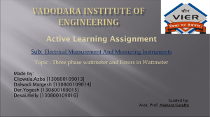 wattmeter