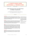 Cardiac Replacement with a Total Artificial Heart as a Bridge to