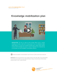 Knowledge mobilization planning form v7