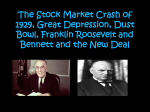 The Stock Market Crash of 1929, Great Depression, Dust