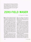 ZERO-FIELD MASER