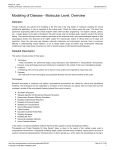 Modeling of Disease - Molecular Level: Overview