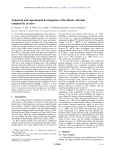 Numerical and experimental investigations of the effective thermal